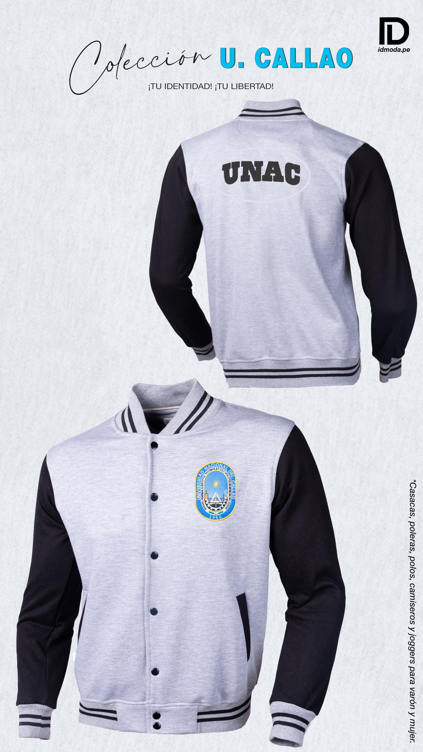 Chaqueta UNAC estilo americano